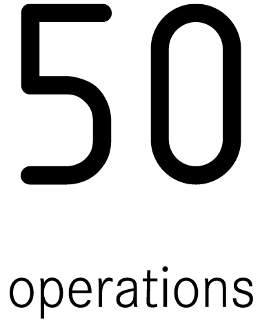 50 operations